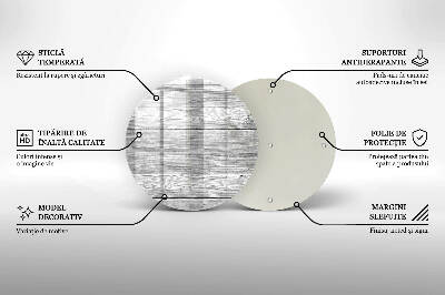 Coaster de lumânări Scânduri vechi de lemn