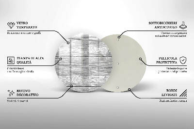 Coaster de lumânări Scânduri vechi de lemn