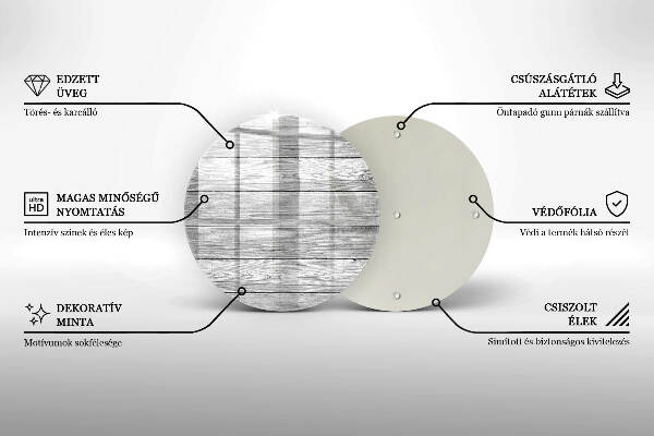 Coaster de lumânări Scânduri vechi de lemn