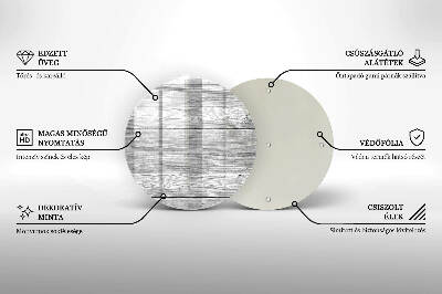 Coaster de lumânări Scânduri vechi de lemn