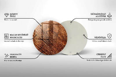 Coaster de lumânări Structura din lemn