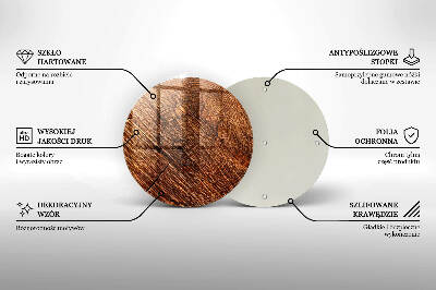 Coaster de lumânări Structura din lemn