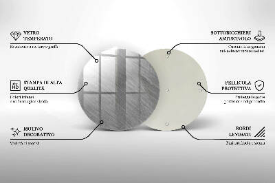 Coaster de lumânări mormânte Fundal cu textură metalică