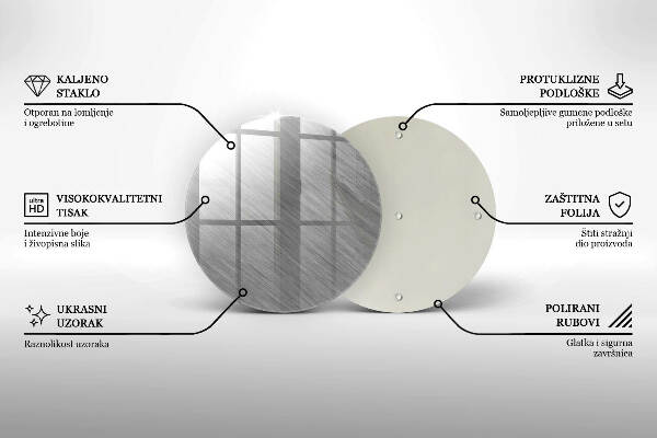 Coaster de lumânări mormânte Fundal cu textură metalică