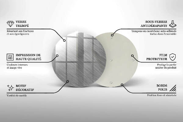 Coaster de lumânări mormânte Fundal cu textură metalică