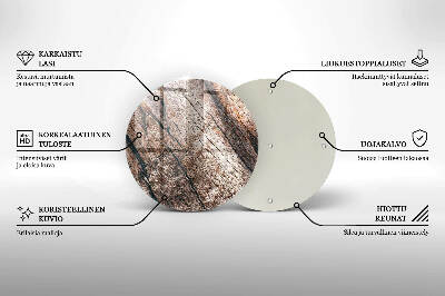 Coaster de lumânări Structura din lemn