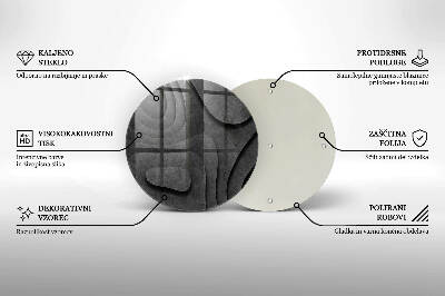 Coaster de lumânări mormânte Forme de piatră 3D