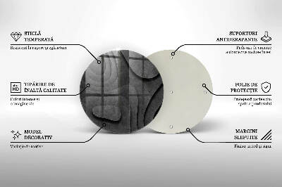 Coaster de lumânări mormânte Forme de piatră 3D