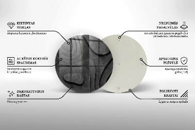 Coaster de lumânări mormânte Forme de piatră 3D