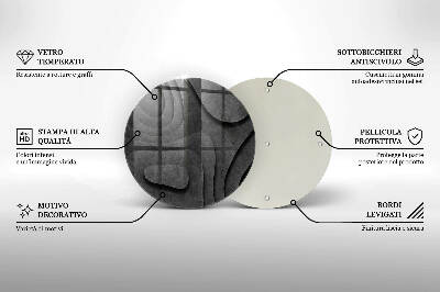 Coaster de lumânări mormânte Forme de piatră 3D