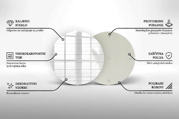 Coaster de lumânări Placi moderne luminoase