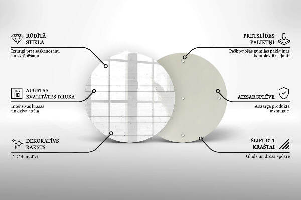 Coaster de lumânări Placi moderne luminoase