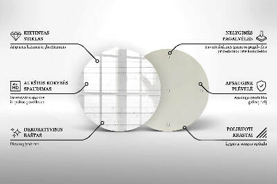 Coaster de lumânări Placi moderne luminoase