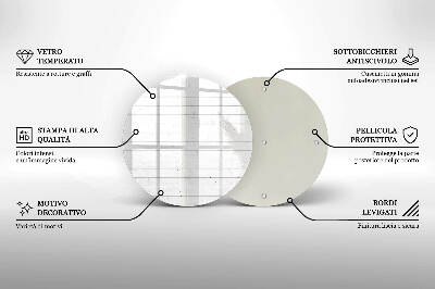 Coaster de lumânări Placi moderne luminoase