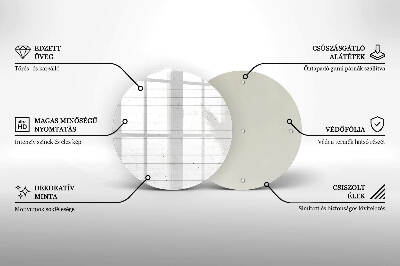 Coaster de lumânări Placi moderne luminoase