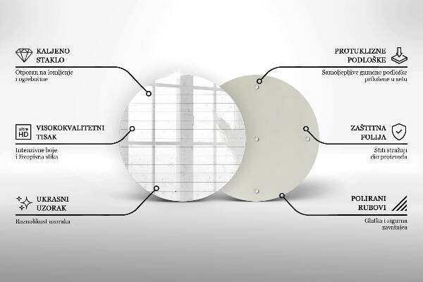 Coaster de lumânări Placi moderne luminoase