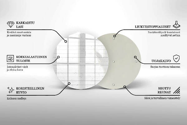 Coaster de lumânări Placi moderne luminoase