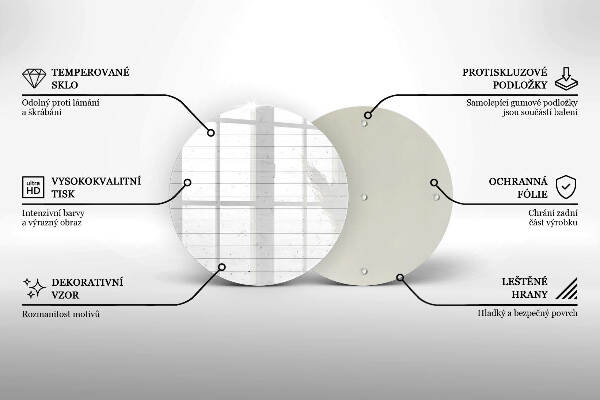 Coaster de lumânări Placi moderne luminoase