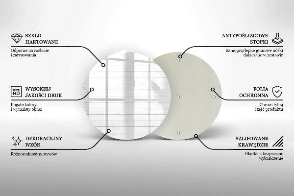 Coaster de lumânări Placi moderne luminoase