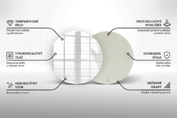 Coaster de lumânări Placi moderne luminoase