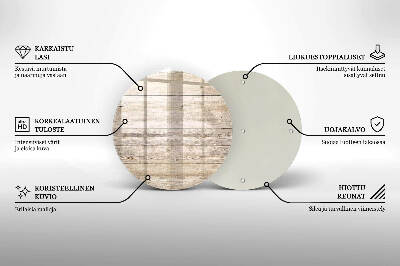 Coaster de lumânări mormânte Scânduri de lemn