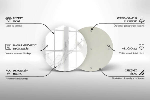 Coaster de lumânări Fundal din piatră de marmură