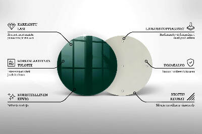 Coaster de lumânări mormânte Culoare verde