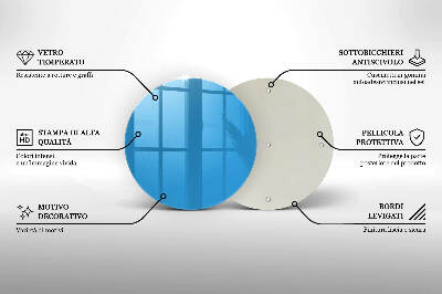 Coaster de lumânări mormânte Culoare albastru