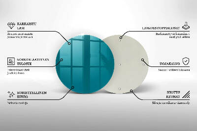 Coaster de lumânări mormânte Culoare turcoaz