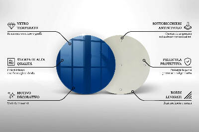 Coaster de lumânări Culoare albastru