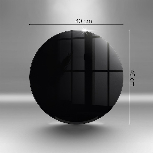 Coaster de lumânări Culoare: negru