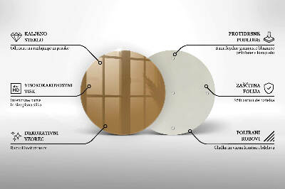 Coaster de lumânări mormânte Culoare bej