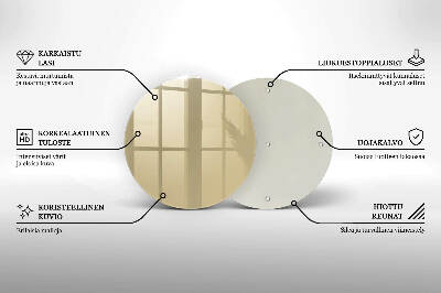 Coaster de lumânări mormânte Culoare bej