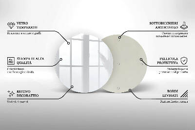 Coaster de lumânări mormânte Culoare alb