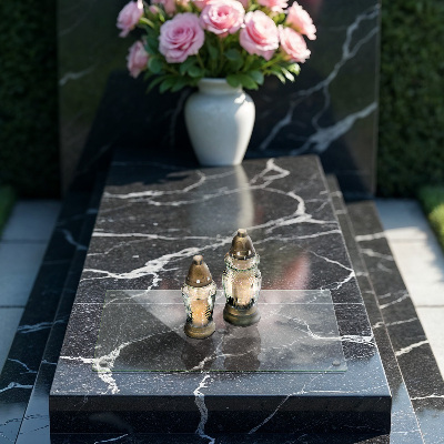 Suport de lumânări din sticlă transparentă