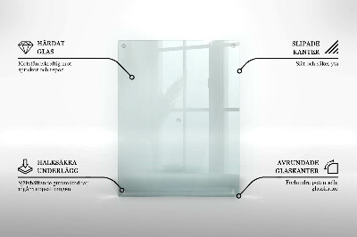 Suport de lumânări din sticlă transparentă