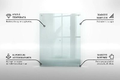 Suport de lumânări din sticlă transparentă