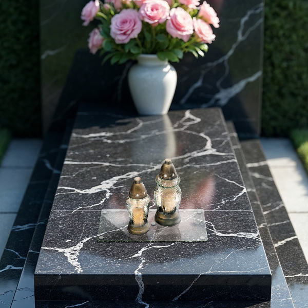 Suport de lumânări din sticlă transparentă