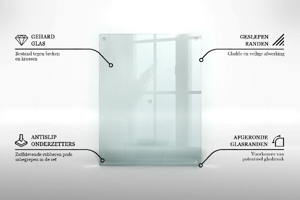 Suport de lumânări din sticlă transparentă