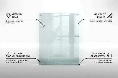 Suport de lumânări din sticlă transparentă