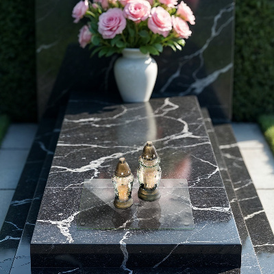 Suport de lumânări din sticlă transparentă