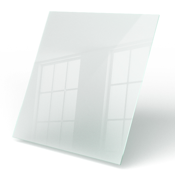 Blat de masă pătrat în varianta semitransparentă