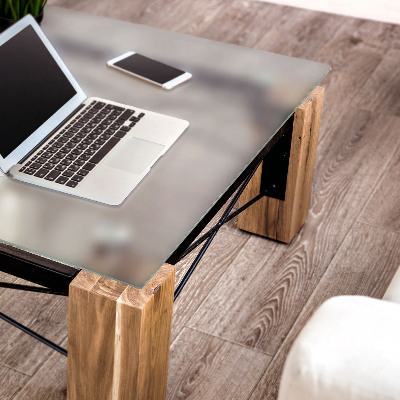 Blat de masă pătrat în varianta semitransparentă