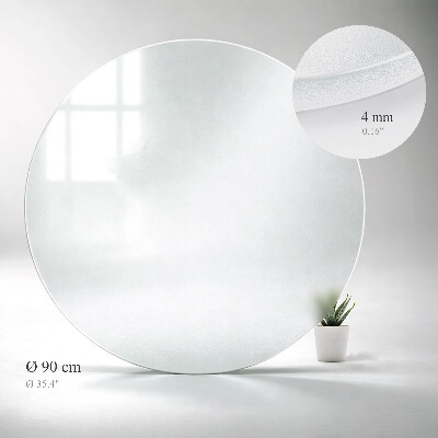 Blat masă rotund în finisaj semitransparent