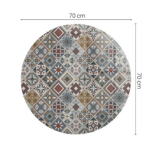 Blat pentru masă Model de mozaic cu ornamente