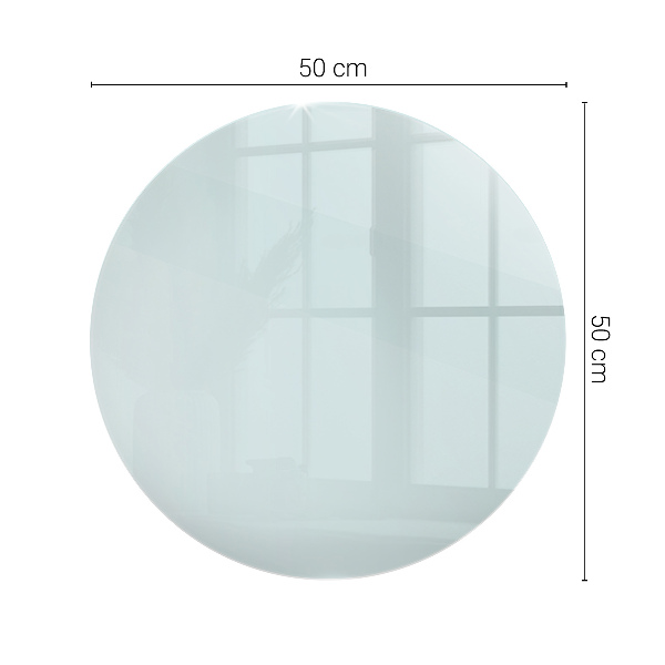 Blat masă rotund transparent