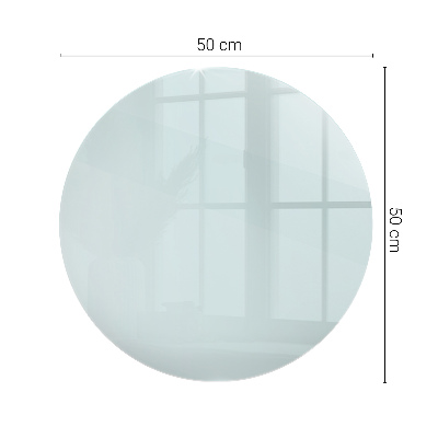 Blat masă rotund transparent