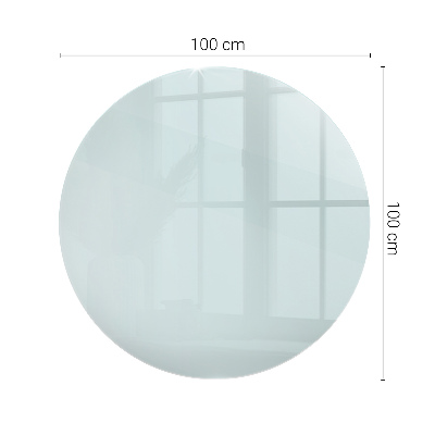 Blat masă rotund transparent