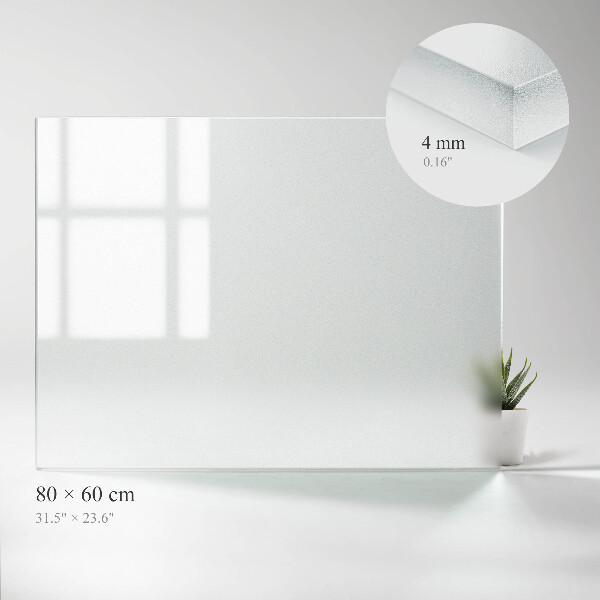 Blat de masă dreptunghiular în varianta semitransparentă