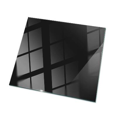 Blat masă dreptunghiular Negru solid elegant